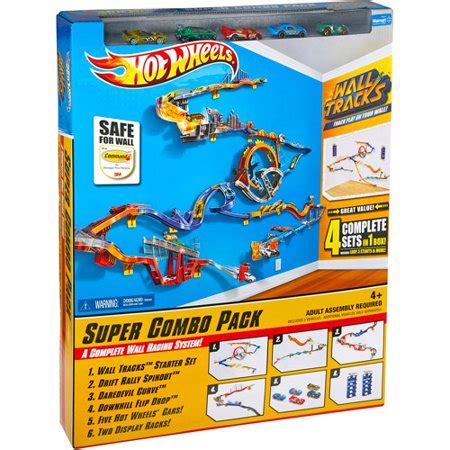 Only certain cars work fully on every track. Hot Wheels Ultimate Wall Tracks World Starter Play Set ...