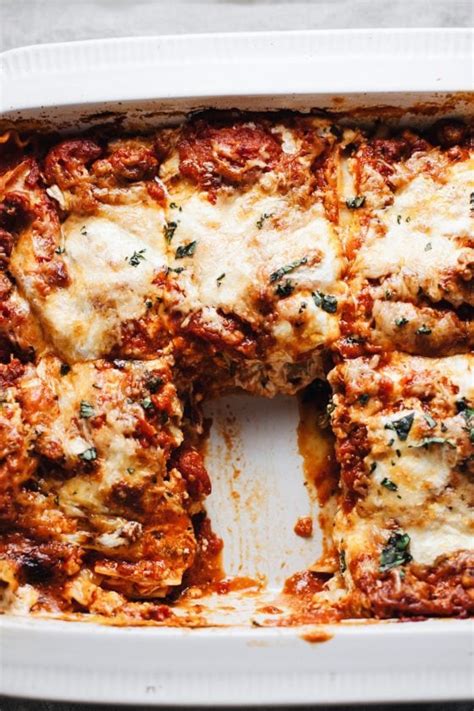 Sweet And Spicy Italian Sausage Lasagna A Simple Palate