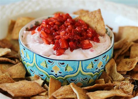 Strawberry Cream Cheese Dip Beneath My Heart