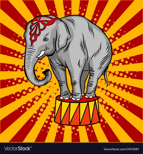 Circus Elephant Painting