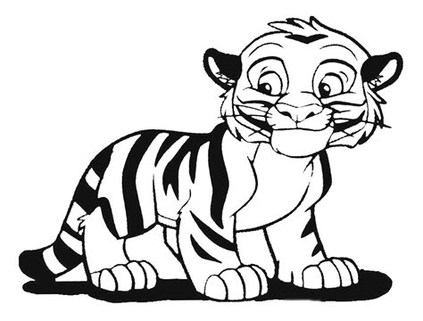 Dibujos Para Colorear De Tigres Para Descargar Tigres Dibujos Para