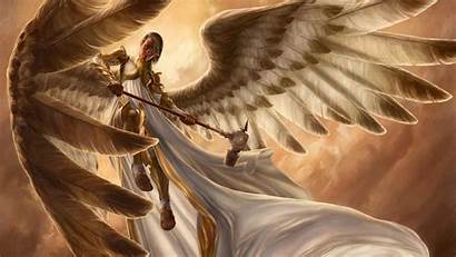 Warrior Magic Gathering Weapon Armor Angel Wallpapers