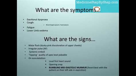 Understanding Mitral Stenosis Signs And Symptoms Youtube