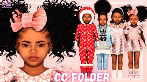 Urban Toddler Cc Folder And Sim Download Hair Edges Lvmore