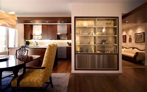 Maybe you would like to learn more about one of these? China Cabinet defines open space - Contemporary - Dining ...