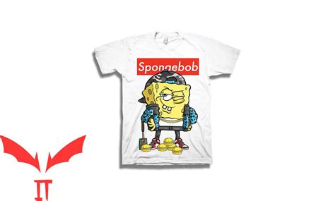 Gangster Spongebob T Shirt Squarepants Classic Swag Tee