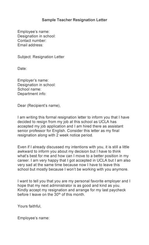 5 Steps On How To Write A Letter Of Resignation Samples