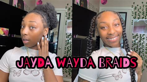 Watch Me Do Jayda Wayda Braids On Myself 😍 Youtube