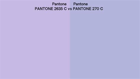 Pantone 2635 C Vs Pantone 270 C Side By Side Comparison