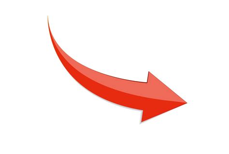Flecha Roja Icono De Signo 3d Ilustración Vectorial Aislado Sobre