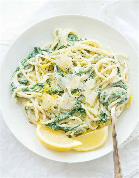 10 Minute Lemon Ricotta Pasta With Spinach The Clever Meal