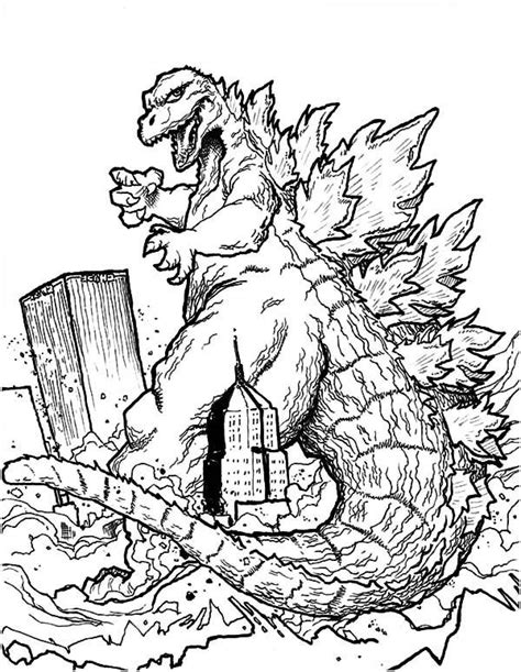 11 Aimable Coloriage Godzilla Pictures Monster Coloring Pages Super