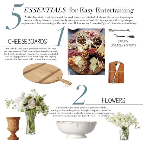 5 ESSENTIALS FOR EASY ENTERTAINING | Easy entertaining, Entertaining, Easy