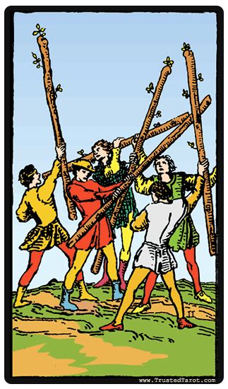 A yes or no reading invites you to draw six cards. Five of Wands Tarot Card Meaning