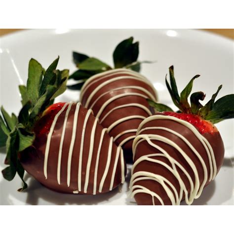 Drizzled Chocolate Covered Strawberries