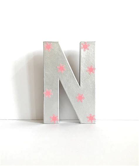 Whether you're planning a birthday party or just a friendly. Snowflake Stand Up Letter -Initial -Monogram -Wedding ...