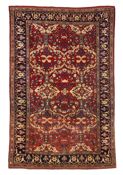 bonhams a sarouk rug west persia circa 1910 6 ft 7 in x 4 ft 6 in 202 x 136 cm both ends