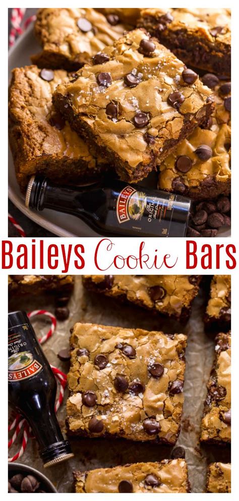 Pour in irish cream, and beat until incorporated. Bailey's Irish Cream Chocolate Chip Cookie Bars - Baker by ...