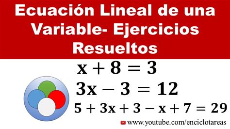 Ecuaci N Lineal De Una Variable Ejercicios Resueltos Parte F Cil