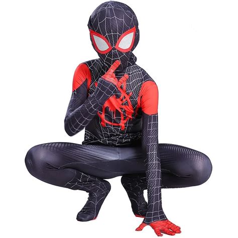 Specialty Spiderman Into The Costume Kids Boys Miles Morales Cosplay