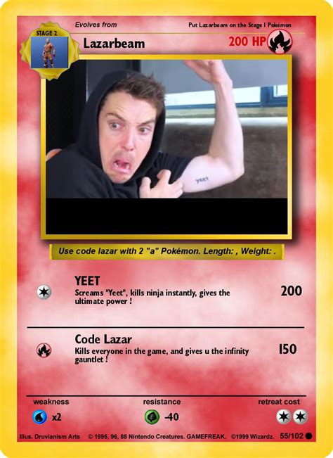Person 1 I Have A Pikachu Person 2 I Have A Yeeting Lazarbeam
