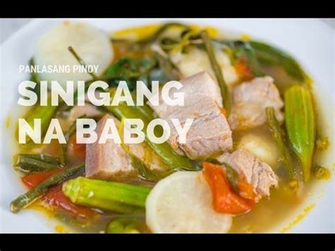 How to cook sinigang na baboy ingredients: Sinigang Na Baboy Recipe And Procedure Tagalog