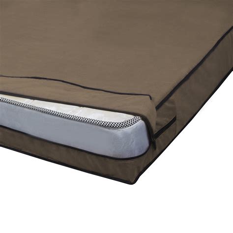 buy glassiano waterproof and dustproof queen size 60 x 78 x 6 beige zipper mattress cover