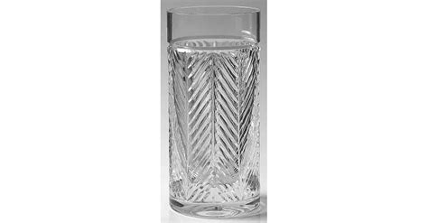 Herringbone Classic Highball Glass By Ralph Lauren Crystal Replacements Ltd