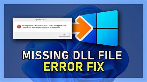How To Fix Missing Dll Files In Windows