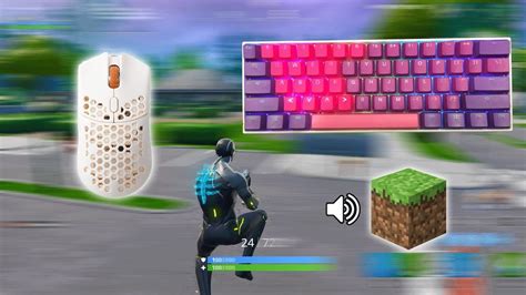 Chill Keyboard Mouse Sounds With Relaxing Minecraft Music Fortnite