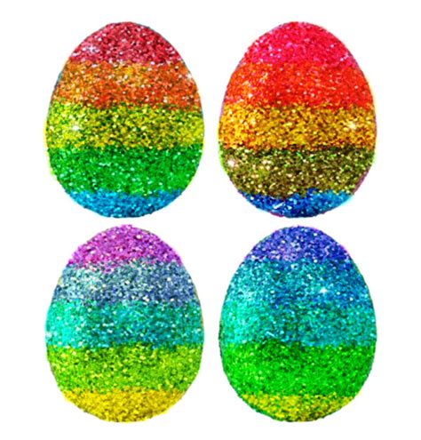 Glitter Easter Eggs
