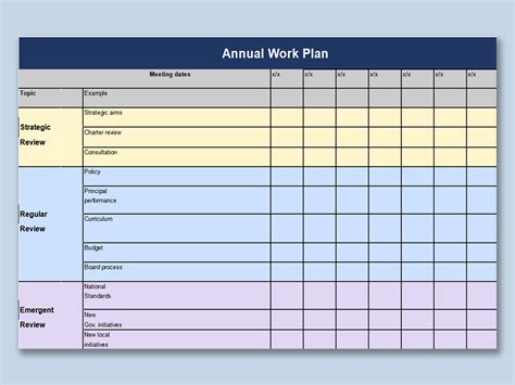 Work Plan Template Pulp