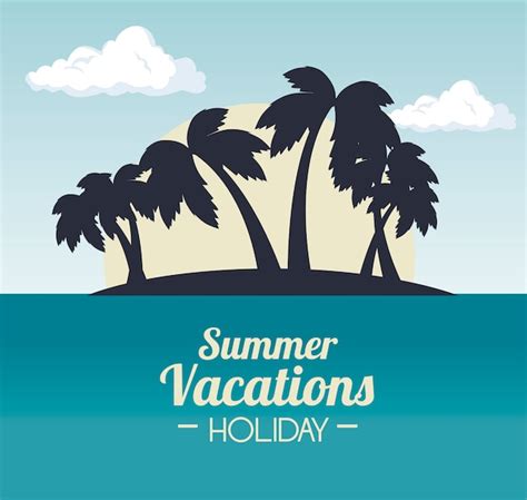 Premium Vector Summer Vacations Design
