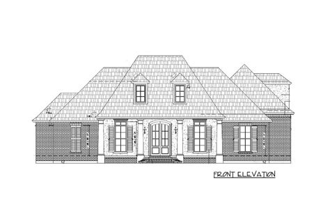 4 Bed Acadian House Plan With Bonus Room 56399sm Architectural
