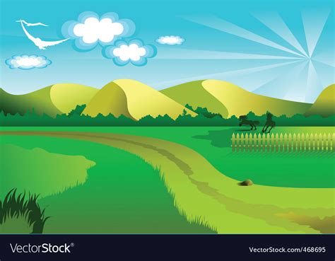 Background Nature Royalty Free Vector Image Vectorstock