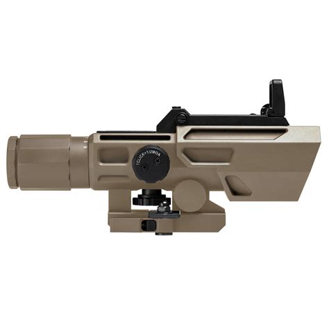 Vism By Ncstar Ado 3 9x42 Scope Wflip Up Red Dot Optic Tan Midwest
