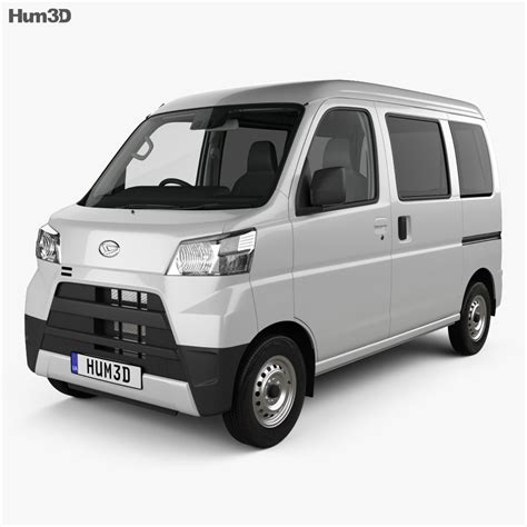 Daihatsu Hijet Cargo con interior 2020 Modelo 3D Descargar Vehículos