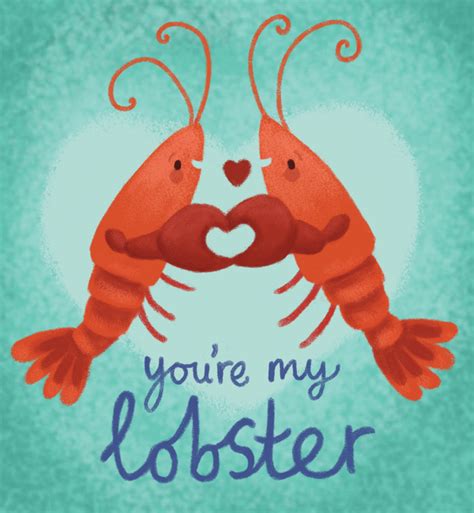 Youre My Lobster Alex Ashman Illustration And Design