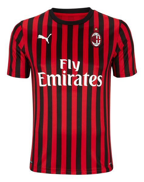 Puma mendesain ketiga jersey milik ac miilan sumber inspirasi yang berbeda. Puma Adult AC Milan 19/20 Home Jersey | Life Style Sports
