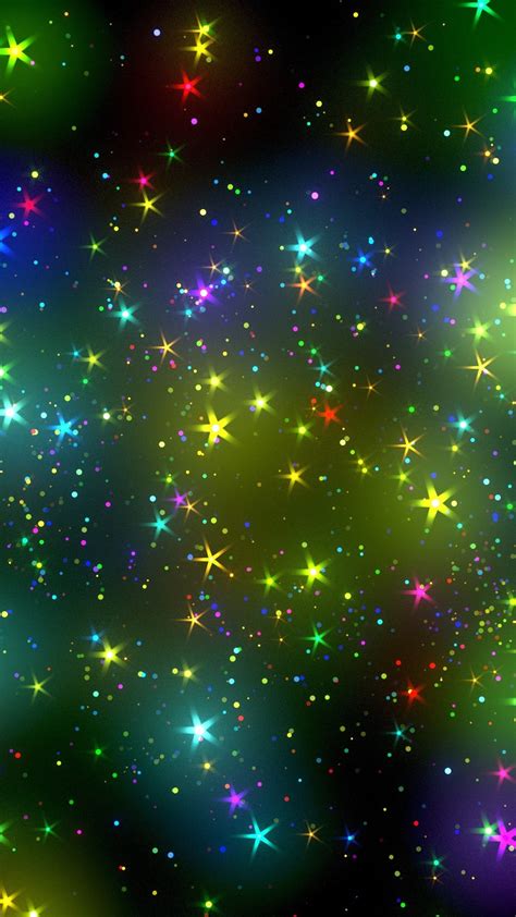 Iphone Wallpaper Colorful Stars Sky Abstract Design Phone