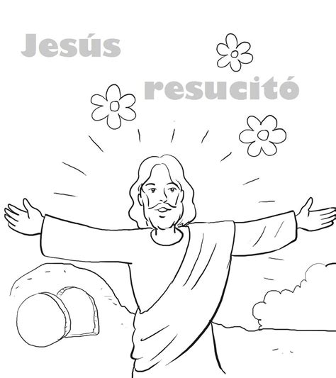 Dibujos Sobre Jesús Para Colorear Easter Sunday School Sunday School