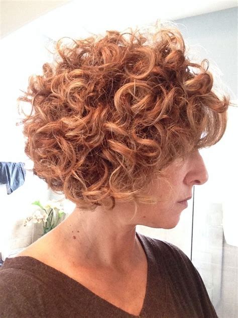 a line curly bob short permed hair curly hair photos haircuts for curly