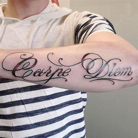 Tattoos of carpe diem, tattoo flash carpe diem. 25 Timeless Carpe Diem Tattoo Designs & Meaning Check more ...