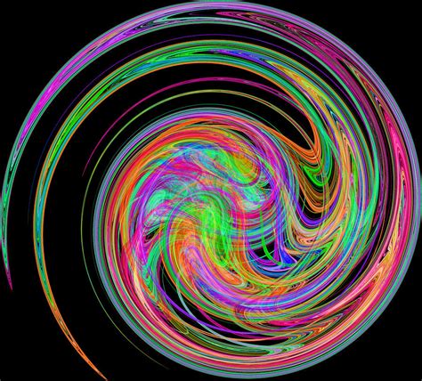 Colorful Swirls Digital Art By Malania Hammer Fine Art America