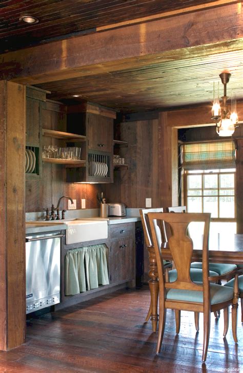 041 Gorgeous Cottage Kitchen Small Cabin Ideas Small Cabin Kitchens