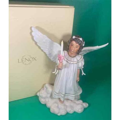 Nib Lenox Angel Of Light Sandra Kuck Black African American Angels Wings Vintage Ebay