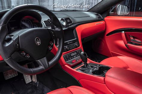 Used 2015 Maserati Granturismo Sport Coupe Full Red Leather Interior
