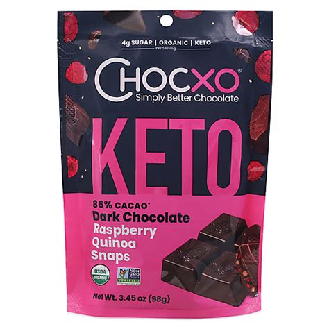Chocxo Snap Choc Raspberry Quinoa Packaged Candy Foodtown