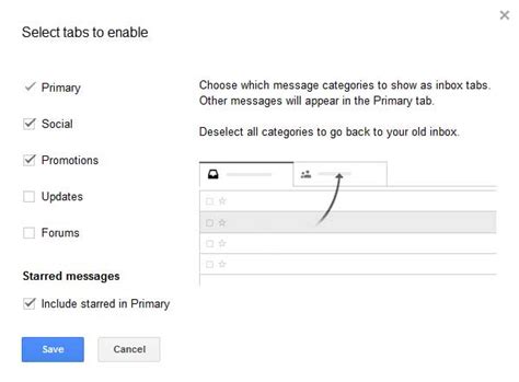 How To Receive Emails In Gmail Primary Inbox Handling Gmail Tabs