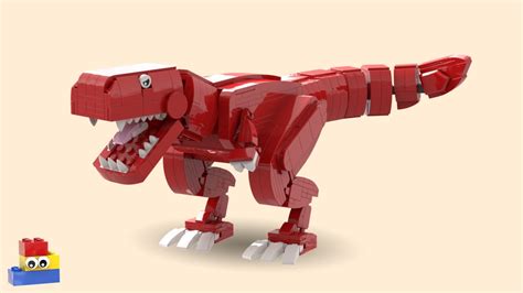 Lego Moc 45202 Tyrannosaura Tron Robotic T Rex Creator Basic Model Images